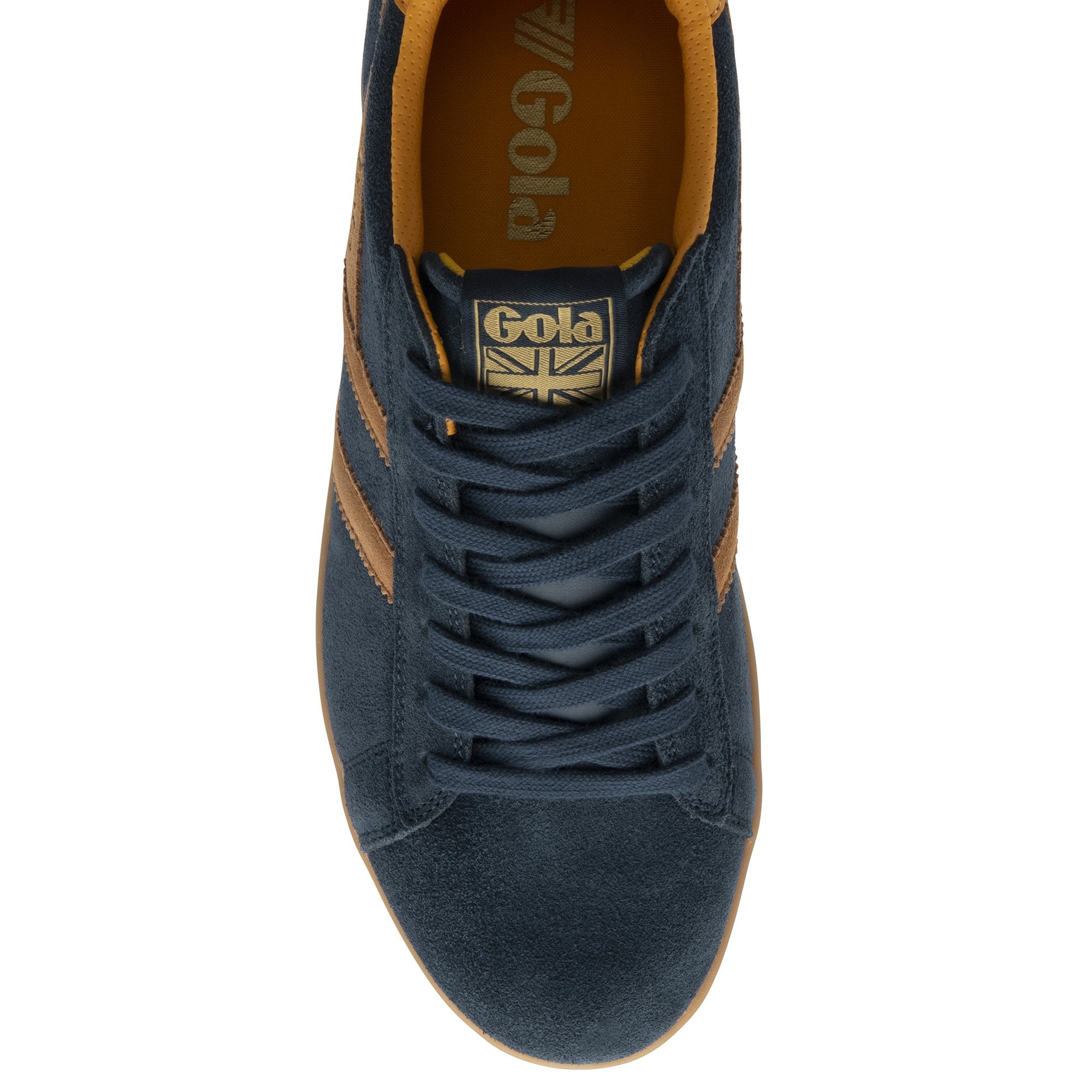 Buy Gola Mens Equipe II Navy/Ginger trainers online from www 