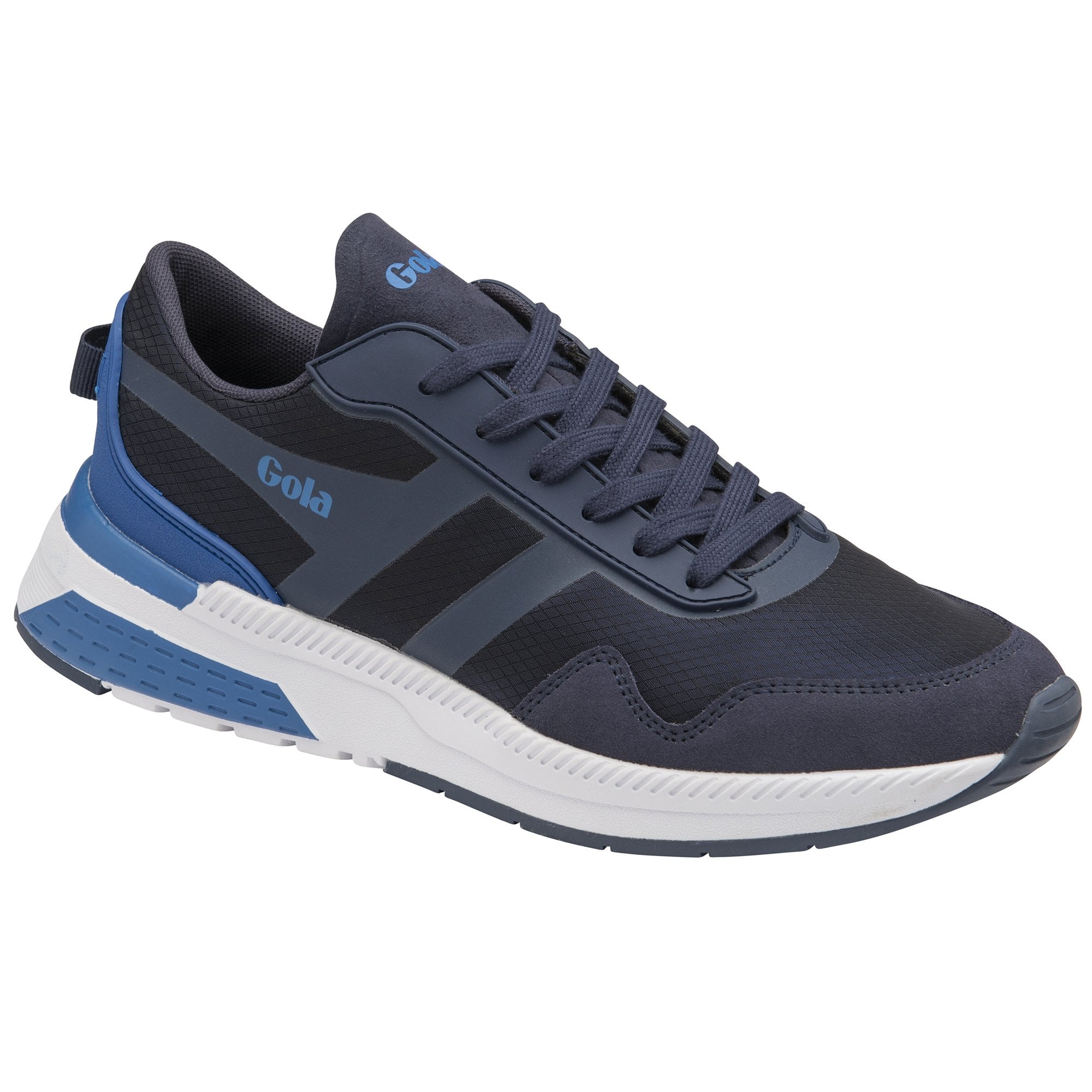 Gola Men's Ama833 Fitness Shoes – Breathable Mesh & Suede With Adjustable Hook-and-Loop Straps